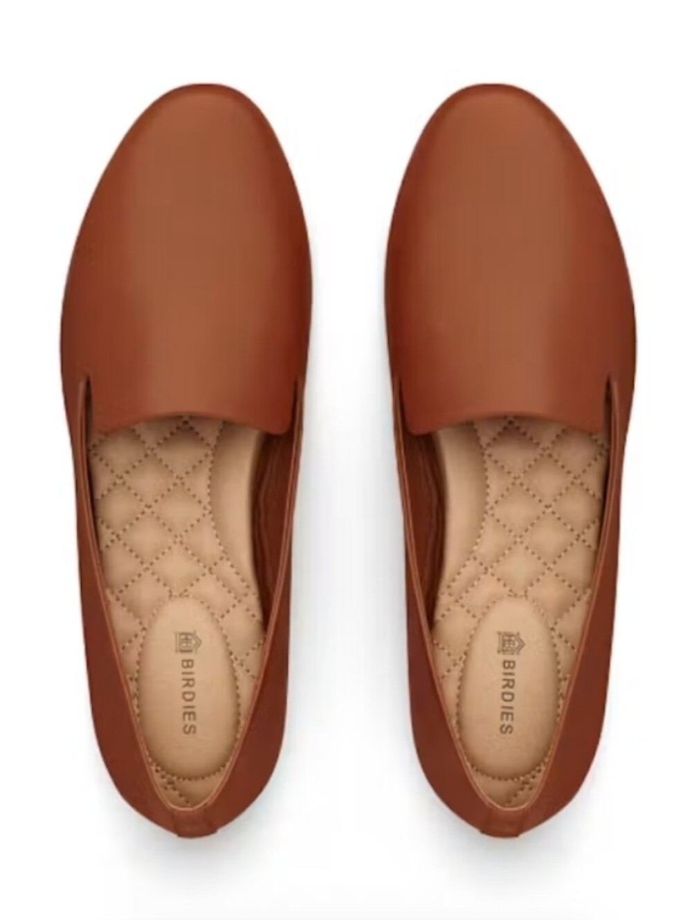 BIRDIES Brown The Starling Leather Fall Autumn Staple Classic Everyday Loafers